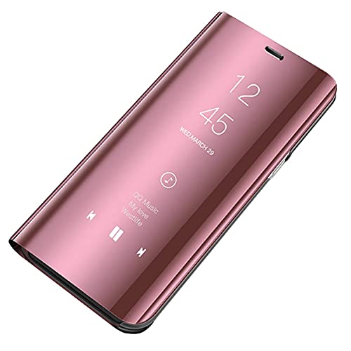 Tybiky Funda para iPhone SE 2020/7/8 con espejo Smart Clear View con tapa antiarañazos para 7/8 función