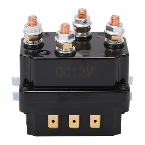 Relais 250A intégré étanche 12V commutateur de treuil électrique laiton ABS quad