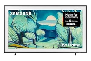 Samsung The Frame LS03F 4K QLED 55 Zoll (138 cm) UHD Fernseher, Modern Frame Design, NQ4 AI Gen2 Prozessor, Art Mode, Artful Picture Quality, One Connect Kabel, Samsung Vision AI Smart TV