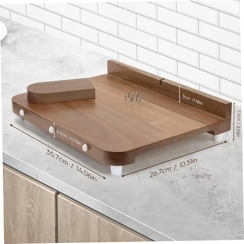 Planche découper adaptative une main en bois lisse haut de gamme