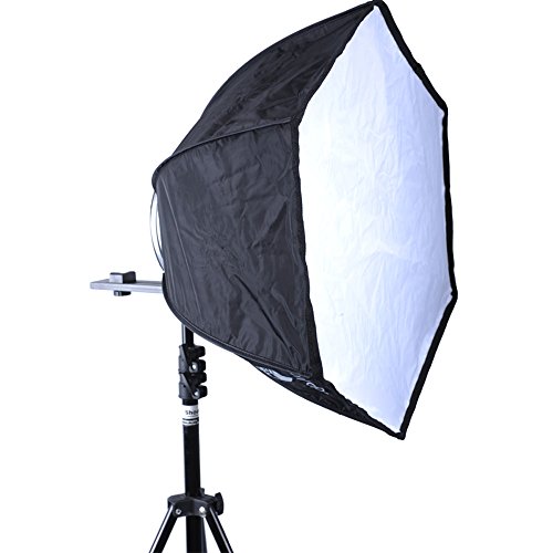46 cm à tête hexagonale pliable flash Speedlite Softbox Diffuseur Réflecteur avec support Hot Shoe standard pour Canon Nikon Pentax Olympus Metz Nissin...