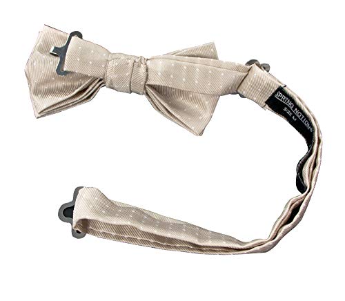 Spring Notion Boy's Dotted Woven Bow Tie Blush Pink Large #TOP2