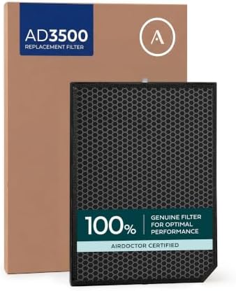 AIRDOCTOR AD3000 / AD3500 Genuine Replacement Carbon Gas Trap VOC Filters with Pre-Filter for Air Doctor AD3000 / AD3500 4 - in-1 Home Purifier | MADE BY AIRDOCTOR (AD3500 VOC Filter)