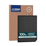 AIRDOCTOR Genuine AD3000/3500 Replacement Filter. Includes 1 Premium Activated Carbon/VOC with 1 Pre-Filter Attached. Guaranteed Quality & Performance. Removes Smoke & Gases