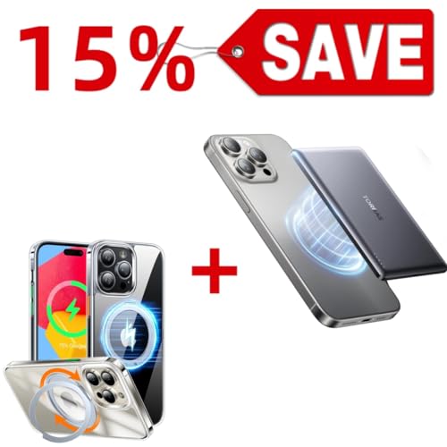 TORRAS 5,000mAh MiniMag Power Bank — Buy Together to Save 15%