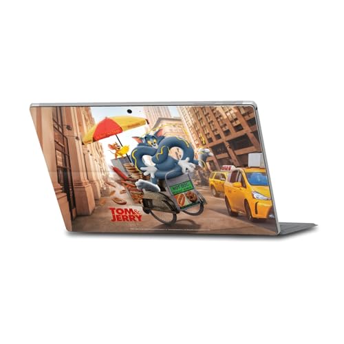 Skin Vinyle Tom and Jerry pour Microsoft Surface Pro 4/5/6 Autocollant Officiel Head Case Designs