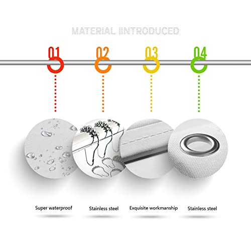 Boldrole African American Shower Curtains Fashion Black Girl And Bathtub Shower Curtains 55"X72" Waterproof Polyester Fabric Afro African Black Girl Bathroom Curtain With Hooks For Bathroom Decor #TOP6