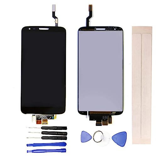JayTong LCD Display & Replacement Touch Screen Digitizer Assembly with Free Tools for L-G G2 D800 D801 D803 LS980 VS980 Black