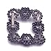Hellery 2pcs Hebilla De Zapato De Cristal Clips De Zapatos para Mujer...