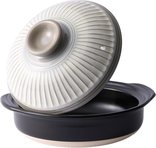 IH 土鍋 6号 一人用 一人鍋 ひとり鍋 菊花 深型 銀峯陶器 日本製 萬古焼 レトロ 可愛い おしゃれ 公式オンライン限定品 | 電子レンジ オーブン