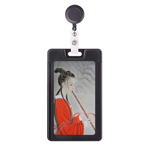 Funda retráctil para tarjetas Red Beauty Flute de flauta china para pases