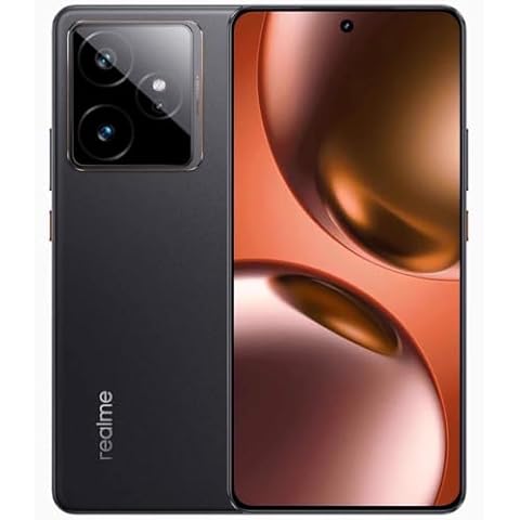 Realme GT 7 Dual-SIM 256GB ROM + 12GB RAM (GSM Only | No CDMA) Factory Unlocked 5G Smartphone (Black) - International Version Cover