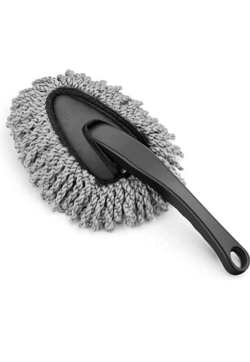 Mini Car Duster | Soft Microfiber Car Dash Duster Brush for Car Cleaning, Home, Kitchen & Computer Dusting Tool