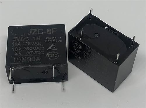 Relais 12VDC-1H JZC-8F pour la domotique et la réparation d'appareils de maison