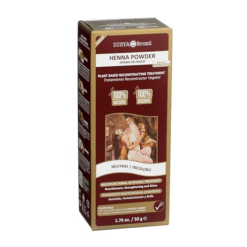 Surya Brasil Henna Powder Neutral 100% Natural 50 g miniatura 4