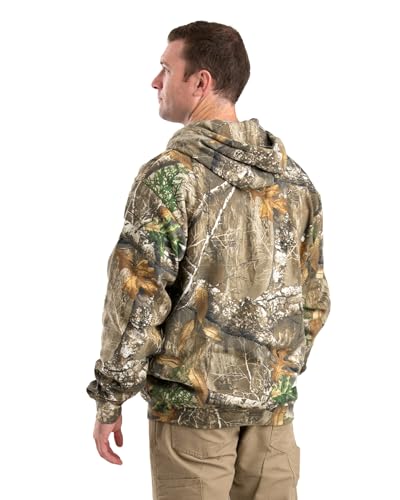 Berne Men's Heritage Thermal-Lined Full-Zip Hooded Sweatshirt, 3XL, Regular, Realtree Edge2
