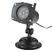TOMSHINE Wall Landscape Projector Lamp Rotating LED Light 12 Patterns Pumpkin/Ghost/Heart/Snowflake 12 Replaceable Lens for Halloween/Christmas/Easter Celebration Decoration