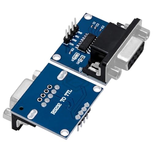 MAANIHTYUW 1Pcs Max3232 Rs232 to Serial Port Converter Module Db9 Connector Max232