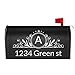 Personalize Magnetic Post Box Cover Wraps-Cover Custom Addressï¼ŒDesign for Home Garden Yard Outdoor Standard Size 21x18 in
