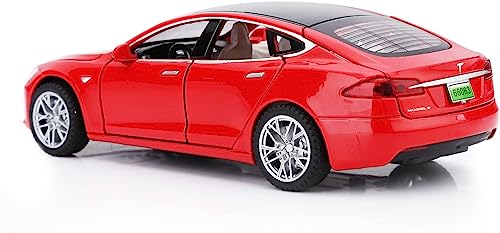 Image of Kids Toy car Playsets 1:32 Diecast Metal Car Toy for Kid Pull Back Metal Cars with 4 Openable Doors Light and Musical Sound (Multi)