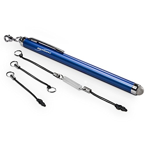 BoxWave Stylus Pen Compatible with Galaxy Tab 2 10.1 - EverTouch Capacitive Stylus, Fiber Tip Capacitive Stylus Pen for Galaxy Tab 2 10.1, Samsung Galaxy Tab 2 10.1 - Lunar Blue