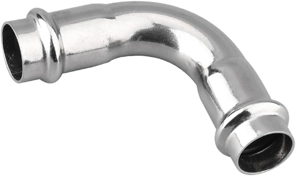 Stainless steel pipe fittings,stainless steel elbow,1PCS DN15-DN50 Double Compression Equal Diameter 90 Degree Elbow, 304 Stainless Steel Double Clamp Elbow, Water Pipe Fittings Adapter (Size : ID 40M