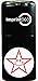 Imprint 360 AS-IMP2001 Round Teacher Stamp - Smiley Face Star, Red Ink, Durable, Light Weight Self-Inking Stamp, 5/8" Impression Area