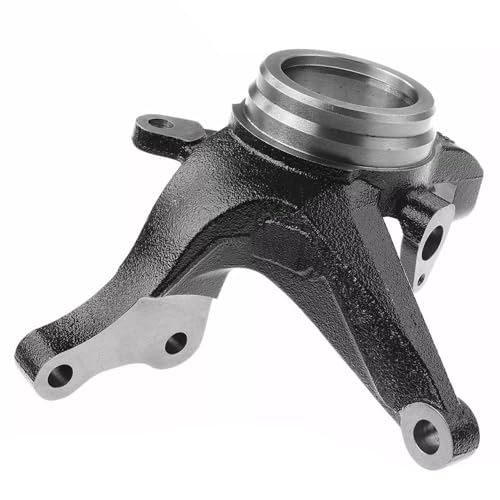 Image of Detroit Axle - Front Right Steering Knuckle for 2004-2008 Kia Spectra Spectra5, Replacement 2005 2006 2007 Passenger Side Steering Knuckle Assembly