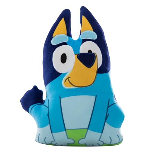 Image of Northwest Bluey Happy Bluey Cloud Pillow 12 inch - Plush Kids Stuffed Toy, Cartoon Character, Bedroom Decor, Gift for Girls & Boys