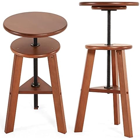 Tabouret en Bois VISWIN 48-65cm Cover