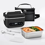 VYRNEXA Gamelle Chauffante avec Batterie Intégrée 12000mAh, Lunch Box...