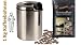 Produktbild Valentinos Crema Bar + Edelstahldose für 1 kg Kaffeebohnen Neu mit Silicabag von Conny Clever® zur Erhaltung der Aromastoffe von James Premium®