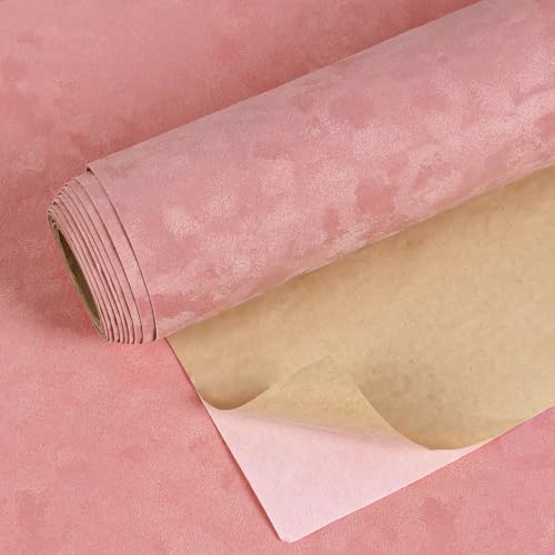 VEELIKE Rose Pink Felt Drawer Liner Self Adhesive Velvet Lining