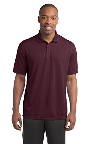 SPORT-TEK Men's PosiCharge Micro Mesh Polo XL Maroon