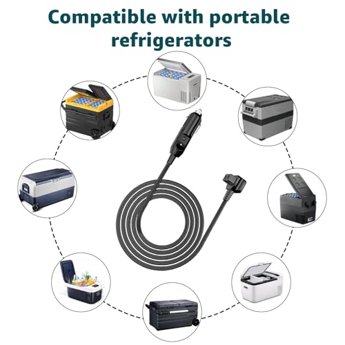 Norward DC Power Cord Compatible with alpicool, Bodega, euhomy, bougeRV, ARB, ICECO, Setpower, JoyTutus for Most 12V/24V Car Refrigerator