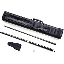 Carbon Fiber Shaft 1/2 Play Cue 12.4mm Tip Size Premium Pool Cues