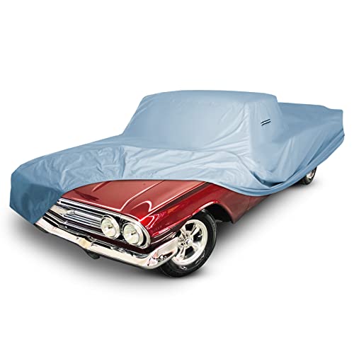 Image of iCarCover Premium Car Cover for 1959-1960 Chevy El Camino Heavy Duty Waterproof All Weather Automobiles Custom Fit Indoor Outdoor UV Snow Protection Covers with Straps and Bag