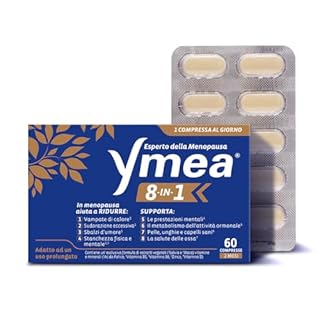 Ymea 8 In 1 Integratore Alimentare Esperto Della Menopausa, Ideale Contro Gli 8 Disturbi Più Comuni Della Menopausa, Supporta Il Metabolismo E La Salute Delle Ossa, 30 Compresse