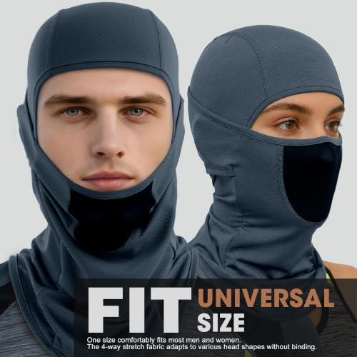 Image of WTACTFUL Breathable Balaclava Face Mask Men, Summer UPF 50+ Sun Protection