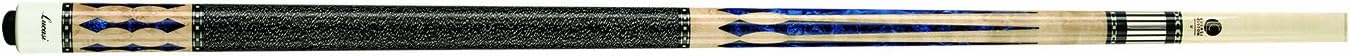 Lucasi Custom Super Birds-Eye Pool Cue with Blue Luster Inlays : Sports & Outdoors