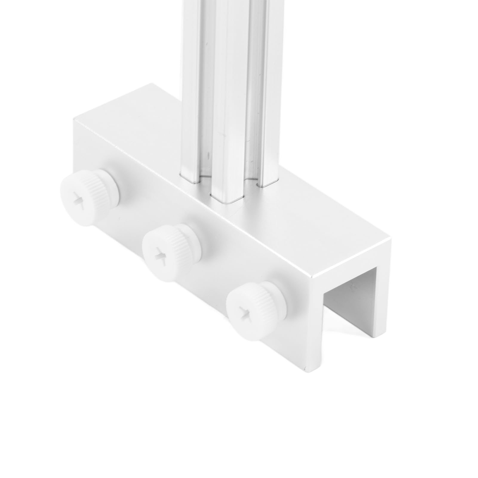 Qcwwy Oświetlenie Oświetlenie Akwarium Uchwyt na lampę ze Stopu Aluminium ze śrubami Wzmocniona Podstawa do Akwarium Stojak na lampę dla Gadów Wiszący Uchwyt Regulowane Akcesoria do