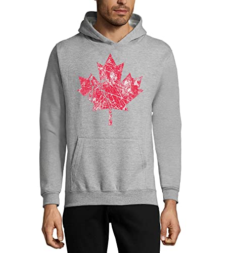 Sweat à capuche canadien gris pour vos sorties et moments détente