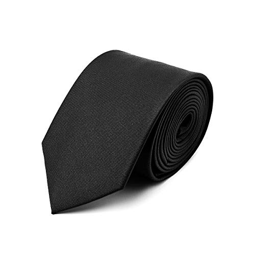 BRERA 67 Cravatta Uomo Nero Elegante in Seta...