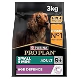 PURINA PRO PLAN | Age Defense | Croquettes pour Chien Senior de taille petit et mini | Soutient la bonne santé des chiens vieillissants, et des articulations | Riche en Poulet | Sac 3 Kg