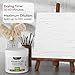 Nicpro White Gesso Primer for Acrylic Painting(28.2 Oz / 513ML), Excellent Coverage, Gesso Surface Prep Medium for Acrylic Paint & Oil Paint, Heavy Gesso Primer for Canvas, Wood, Paper, Plastic