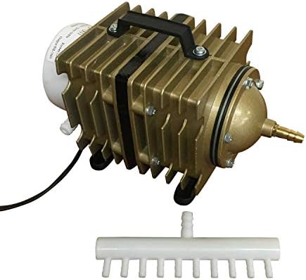 ITIY Commercial Aquarium Air Pump, 10W Ultra Quiet Rainproof Aquarium Oxygen Pump, Adjustable Fish Tank Whisper Aerator Kit For Pond Aquaculture Garden Reservoirs With Accessories