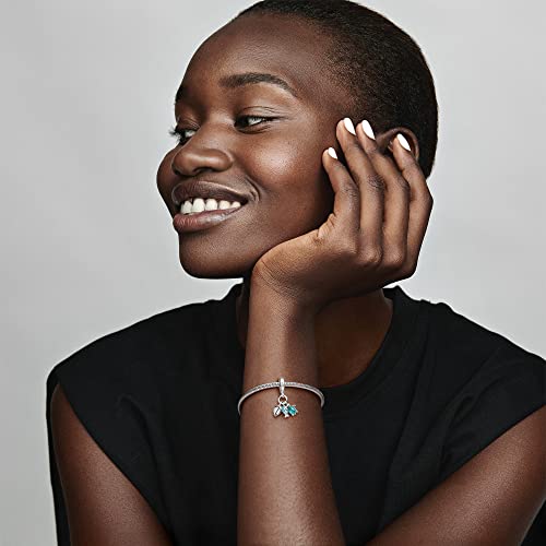 Pandora Fish, Sea Turtle & Conch Triple Dangle Charm Bracelet Charm Moments Bracelets - Stunning Women's Jewelry - Made with Sterling Silver & Enamel2