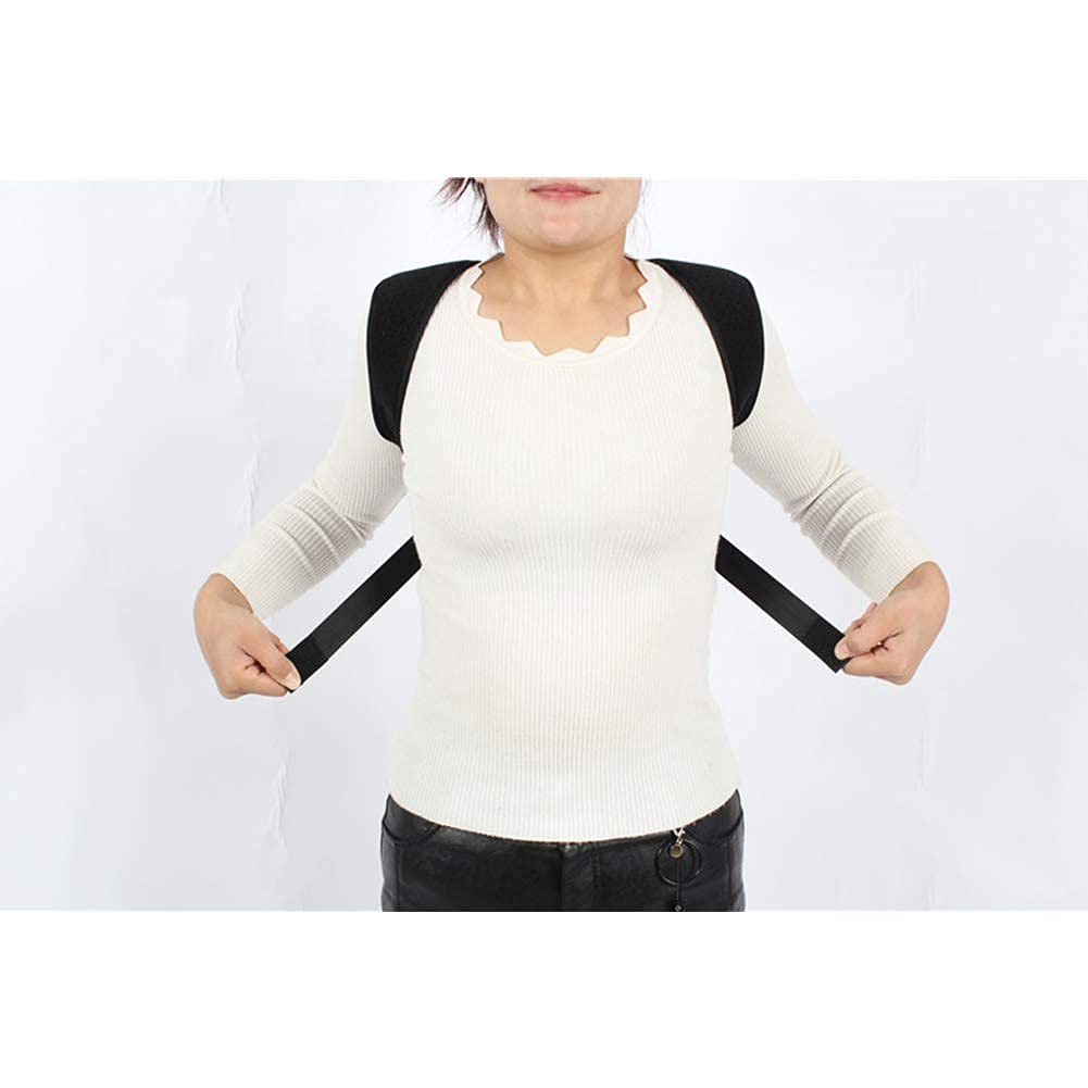 Correttore posturale Cintura di Supporto per la Schiena Corpo Traspirante per clavicola Postura Regolabile per prevenire la gobba Cintura Tutore posturale per Terapia fis