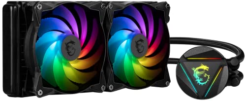 Best RBG Cooler - MSI MAG Series CORELIQUID 240R, RGB CPU Liquid Cooler