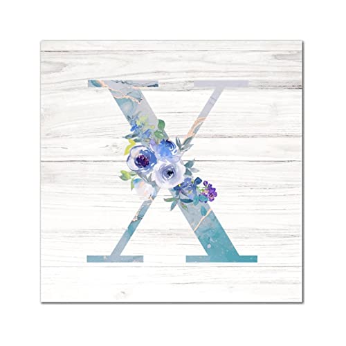 Monogramme lettre X en bois vintage pour habiller un mur vide